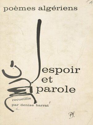 cover image of Espoir et parole